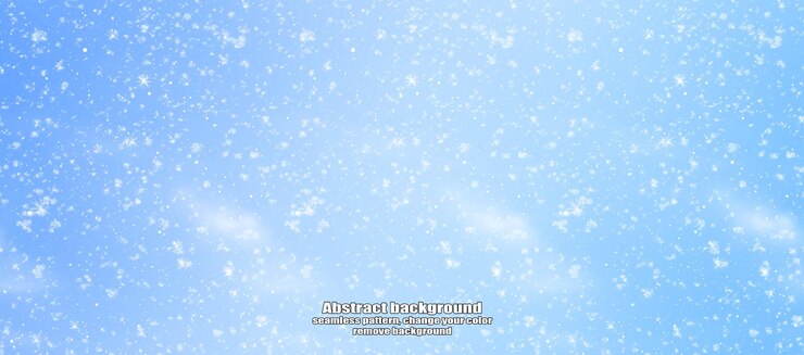 PSD abstracto de invierno patrón de textura de copo de nieve con personalización de color y fondo transparente