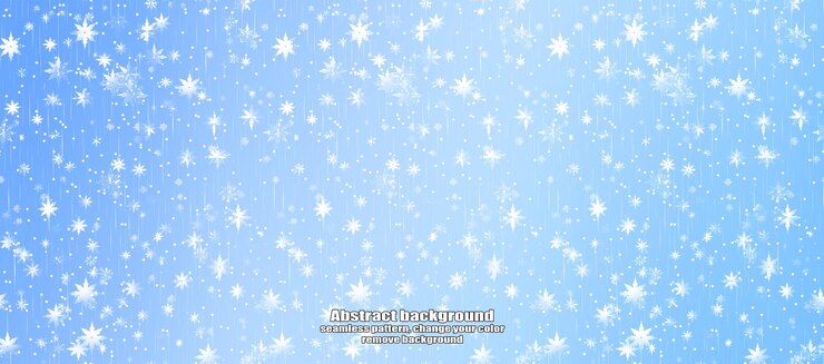 PSD abstracto de invierno patrón de textura de copo de nieve con personalización de color y fondo transparente