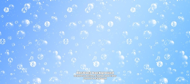 Abstracto de invierno patrón de textura de copo de nieve con personalización de color y fondo transparente