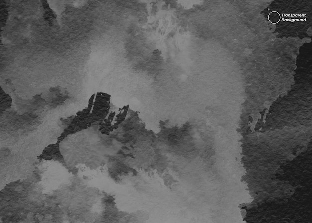 Abstracto Paisaje de acuarela en monocromo