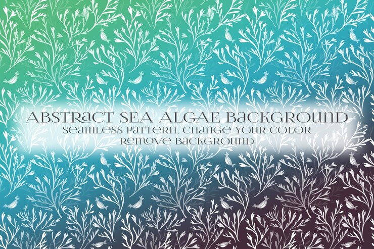 PSD abstracto patrón de algas marinas en la eliminación de la textura de fondo