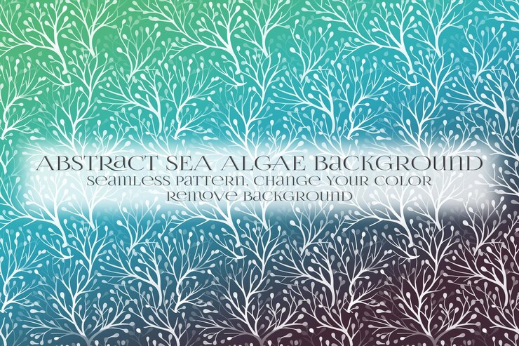 PSD abstracto patrón de algas marinas en la eliminación de la textura de fondo