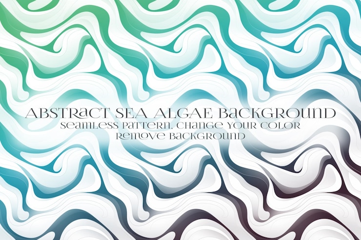 PSD abstracto patrón de algas marinas en la eliminación de la textura de fondo
