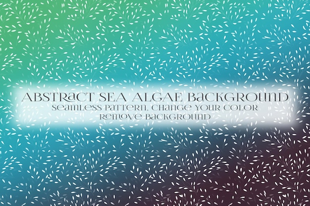 Abstracto Patrón de algas marinas en la eliminación de la textura de fondo