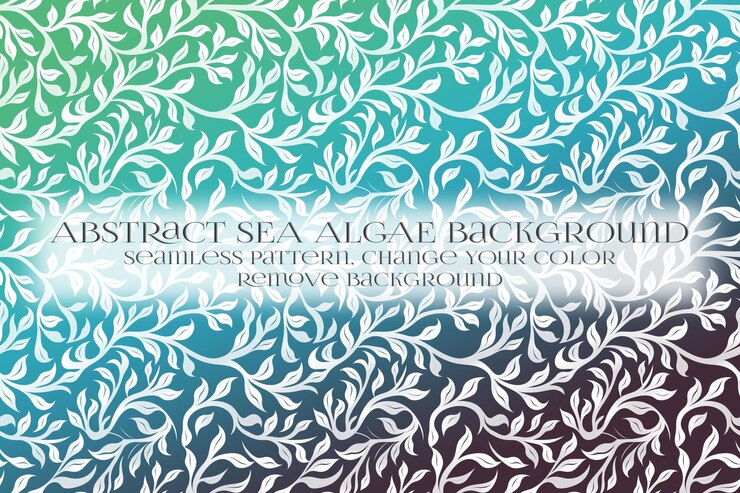 PSD abstracto patrón de algas marinas en la eliminación de la textura de fondo