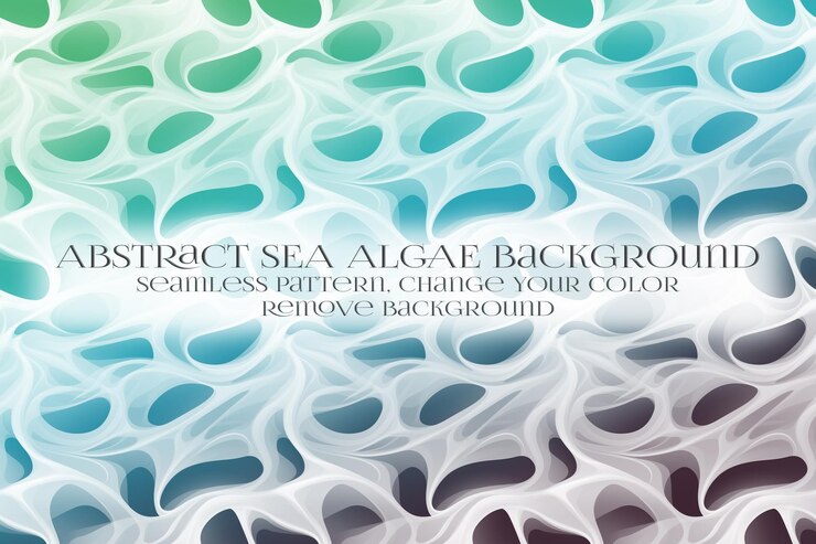 PSD abstracto patrón de algas marinas en la eliminación de la textura de fondo