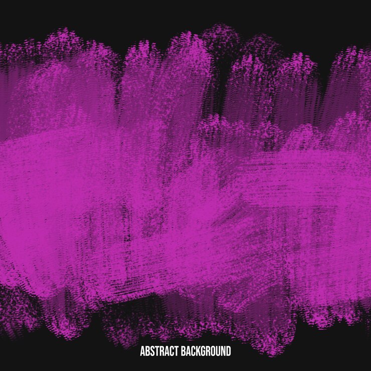PSD abstracto pinceladas magentas en negro