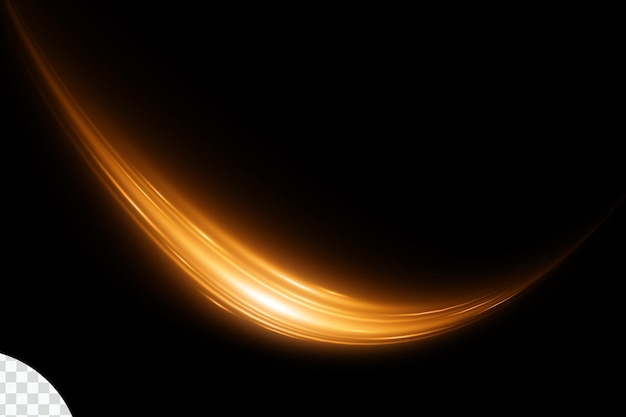 Abstracto Rutas de luz brillante sobre un fondo negro