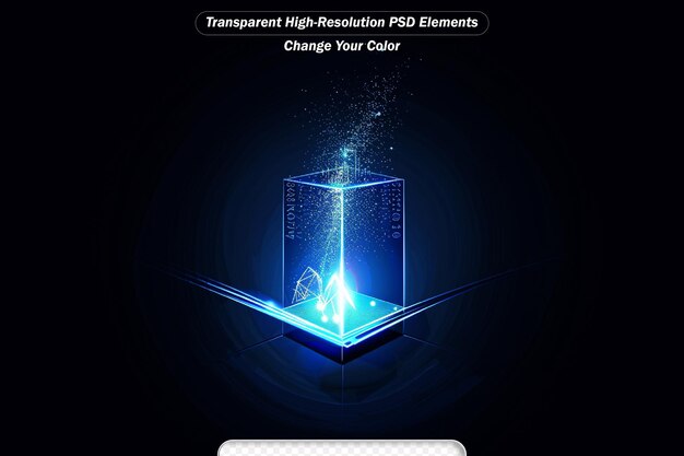 PSD abstracto tabla de circuitos electrónica concepto conexión de circuitos semiconductores