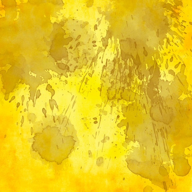Abstrait jaune texture aquarelle