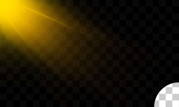 abstrait lumière rougeoyante soleil éclaté avec flare de lentille numérique