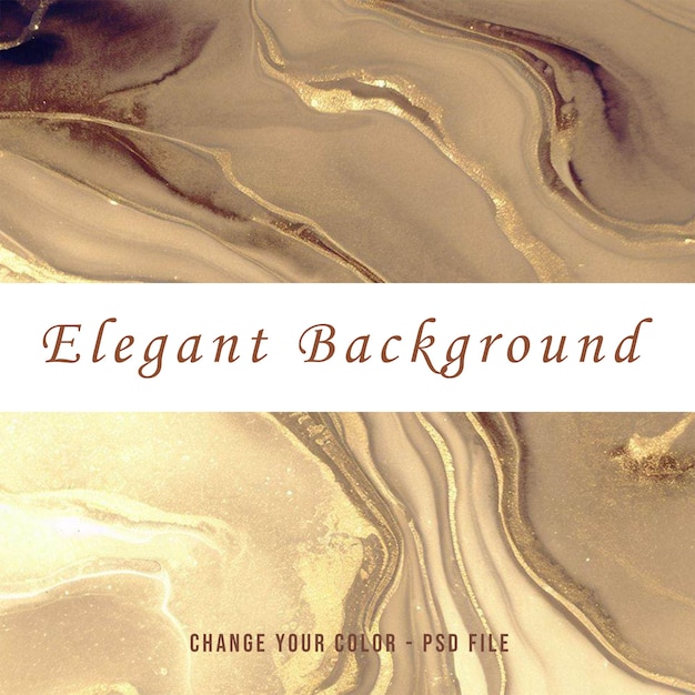 Abstrait de marbre or
