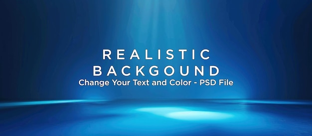 Abstrakt Blauer Hintergrund mit Licht