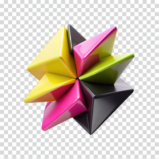 Abstrakte 3D-Geometrische Formen