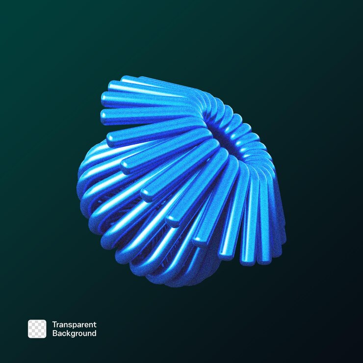 PSD abstrakte form 3d-illustration png-vorlage