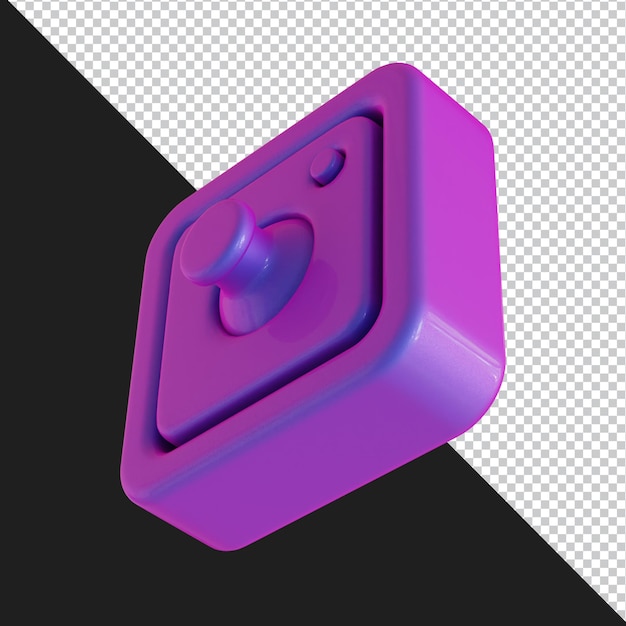 Abstrakte geometrische Form futuristisches Gradientenmaterial Design 3D-Rendering