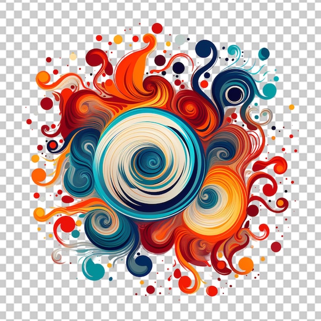 PSD abstrakte mehrfarbige muster hintergrundillustration mit kreativen farben