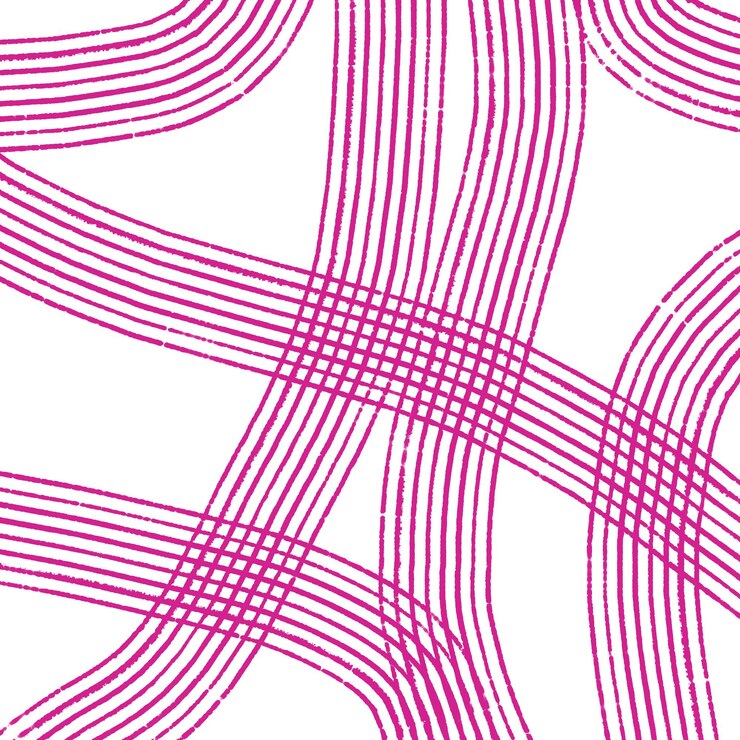 PSD abstrakte rosa linien auf weißraum