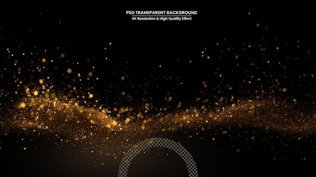 Abstrakte verschwommene Gold-Bokeh-Glitzerlichter-Hintergrund-Feiertagsbanner-Textur-Hintergrund