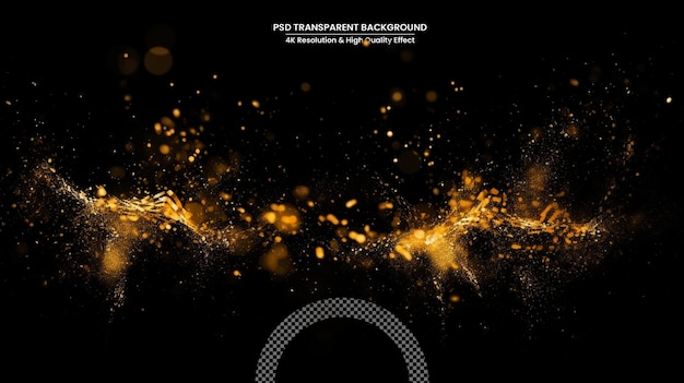 Abstrakte verschwommene gold-bokeh-glitzerlichter-hintergrund-feiertagsbanner-textur-hintergrund