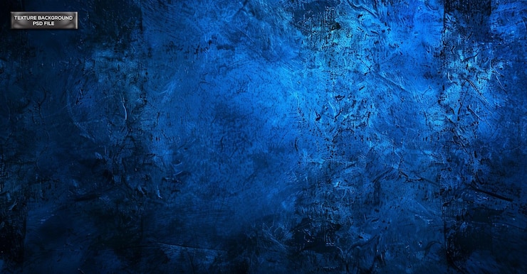 PSD abstrakter blauer bokeh-hintergrund mit lichtern und funkeln im stil des dunkelblauen