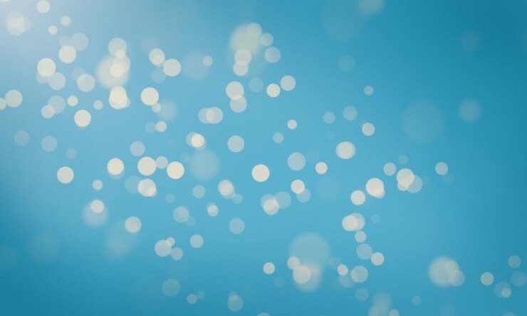 PSD abstrakter blauer hintergrund mit bokeh