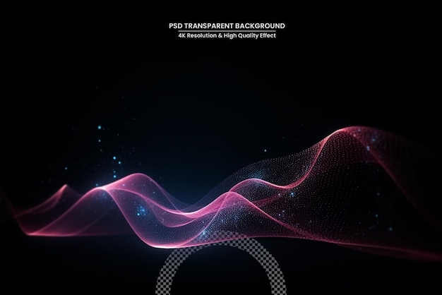 Abstrakter futuristischer Hintergrund mit leuchtenden neonbewegten Hochgeschwindigkeitswellenlinien Hintergrund