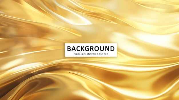 PSD abstrakter goldener wellen-textur-hintergrund