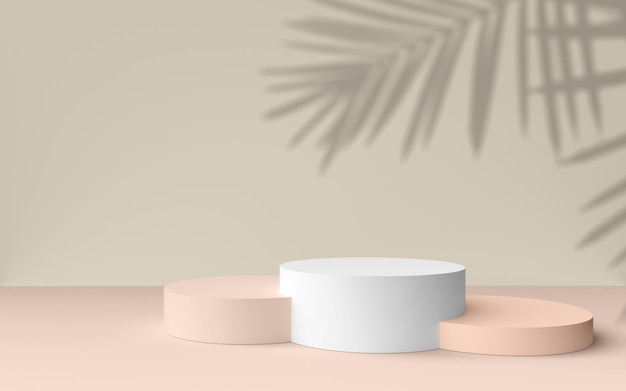 Abstrakter Hintergrund, Mock-up-Szene für Produktanzeige