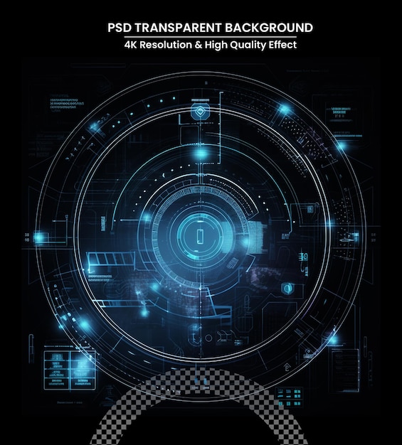 PSD abstrakter technologiehintergrund hitech-kommunikationskonzept-innovationshintergrund