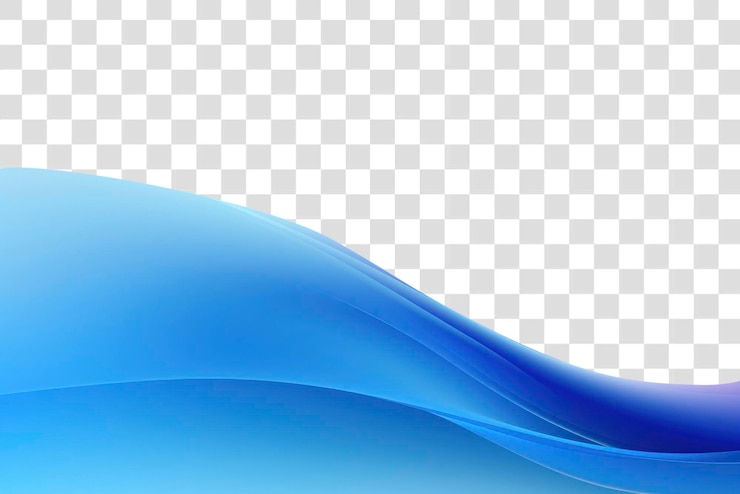 PSD abstraktes blaues wellenentwurf