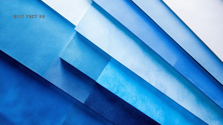 PSD abstraktes diagonales muster aus geschichteten blauen papieren