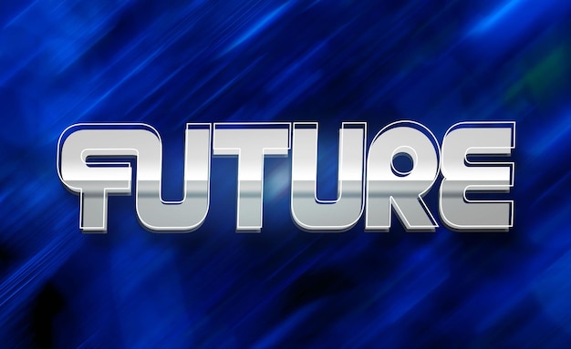 Abstraktes futuristisches Texteffekt-Vorlagendesign