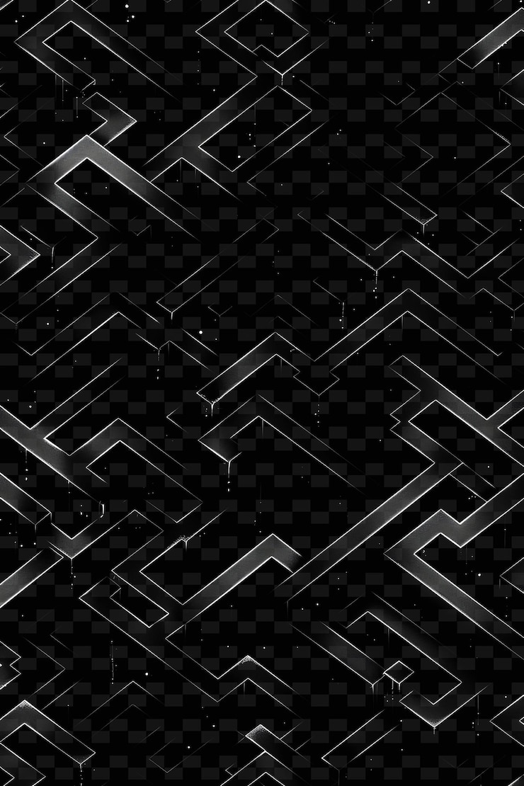 PSD abstraktes geometrisches muster des labyrinths
