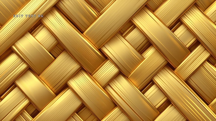 PSD abstraktes goldgewebtes texturhintergrund