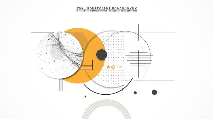 PSD abstraktes wellenelement für design auf durchsichtigem hintergrund