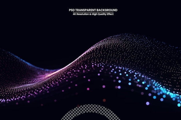 Abstraktní futuristické pozadí se zářícími neonovými pohybujícími se vysokorychlostními vlnovými liniemi
