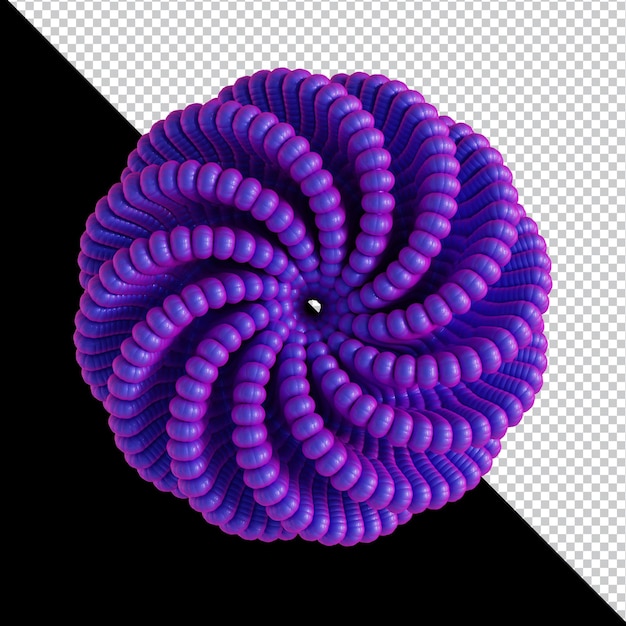 Abstraktní geometrický tvar, futuristický gradient, materiálový design, 3D renderování