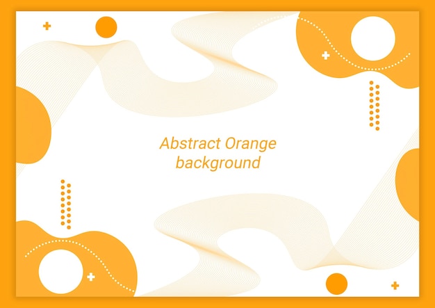 Abstraktní oranžové geometrické pozadí