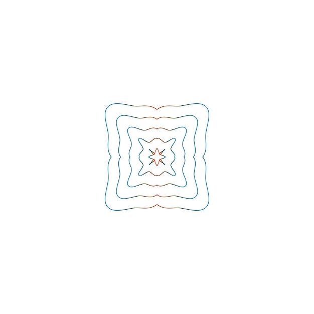 Abstrato padrão geométrico de mandala