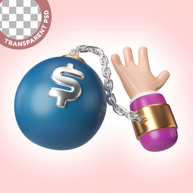 Abt. 3D-Illustrationssymbol