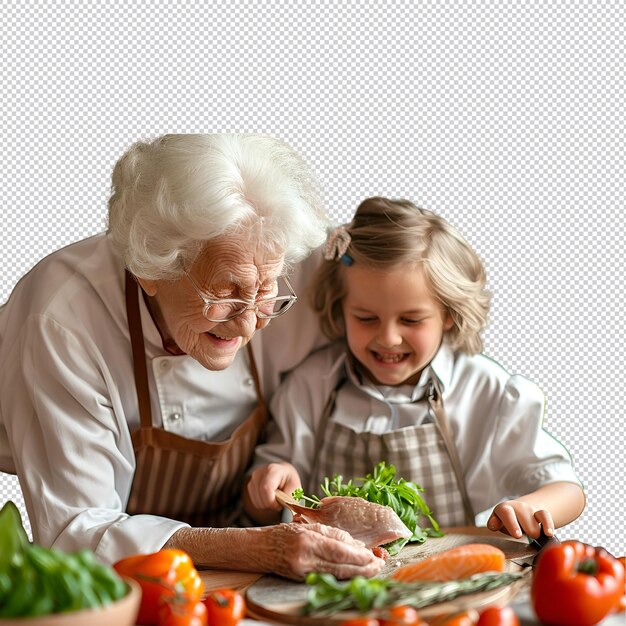 PSD la abuela y la nieta