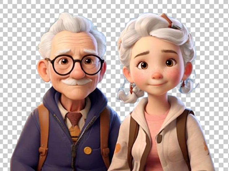PSD el abuelo en tercer lugar con su nieta