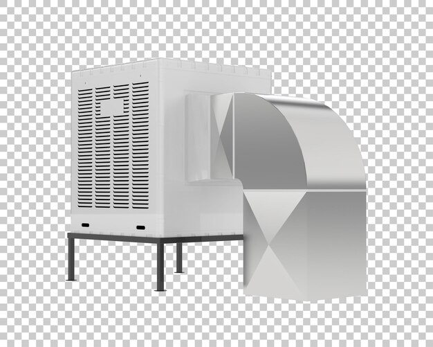 PSD ac-maschine isoliert auf durchsichtigem hintergrund 3d-rendering-illustration