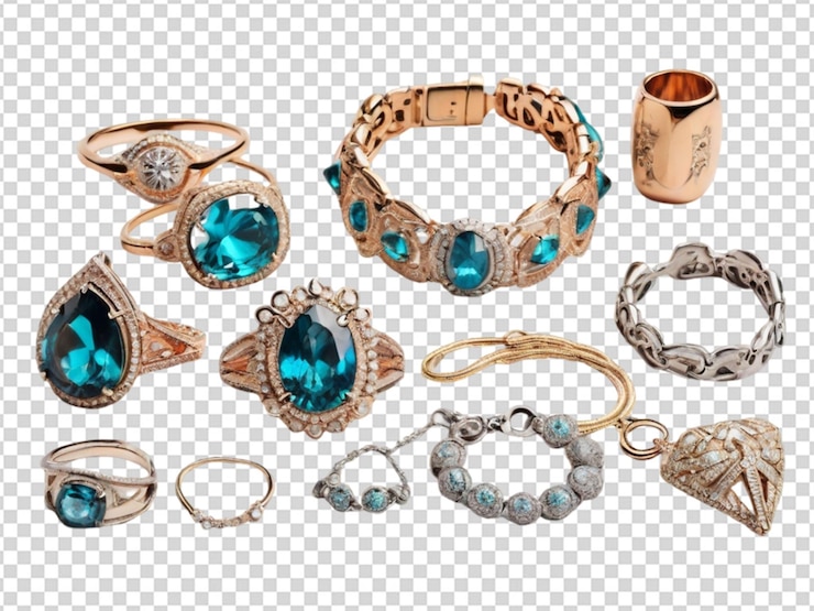 PSD accesorios como joyas png