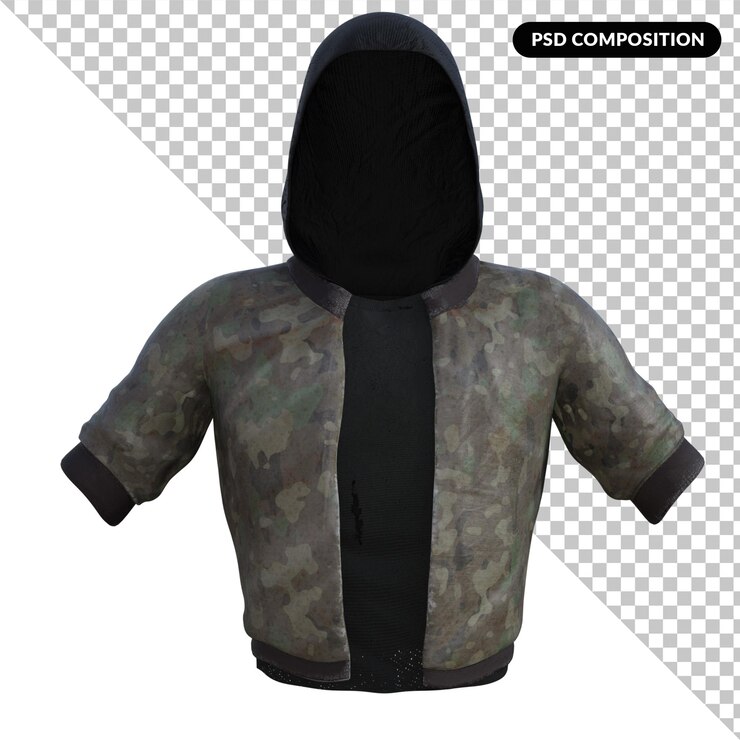 PSD accesorios de estilo skinhead representación 3d premium psd