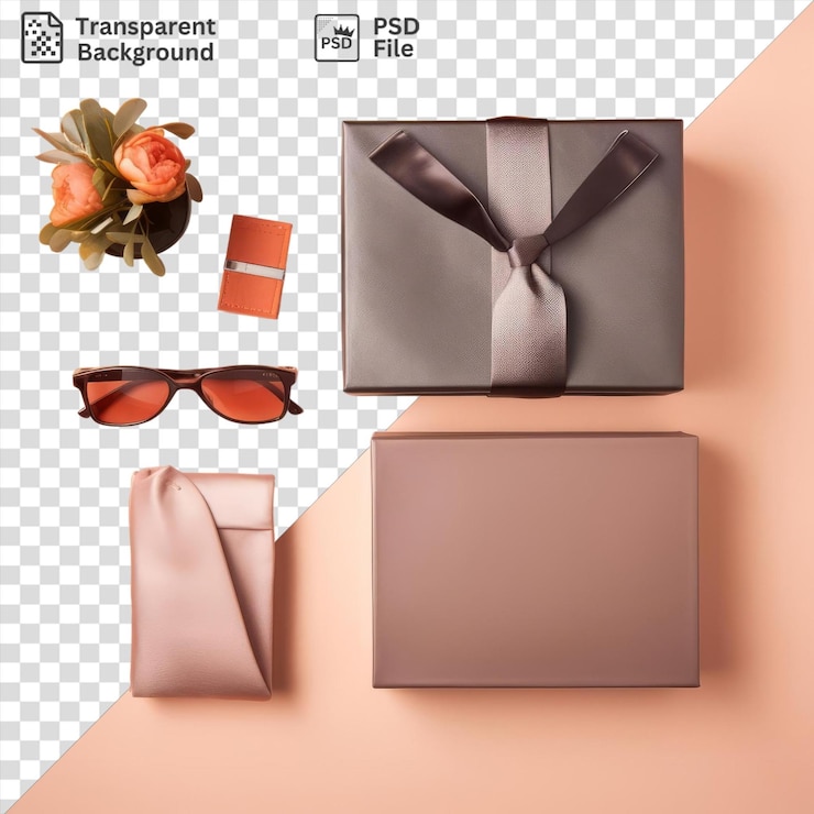 PSD accesorios para hombres essentials set con fondo transparente y objeto aislado