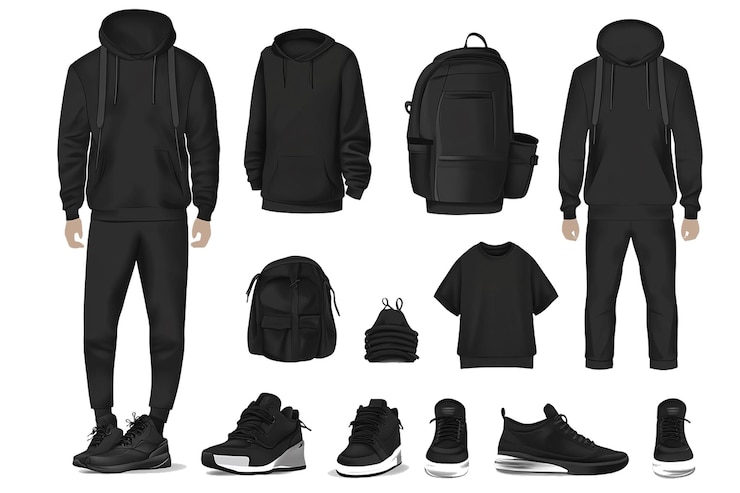 PSD accesorios de ropa de calidad hd