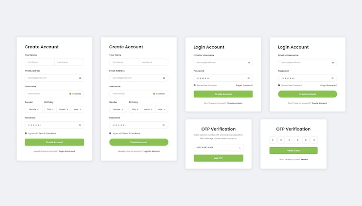 PSD accesso, registrazione e verifica delle pagine di registrazione degli utenti per web e dispositivi mobili