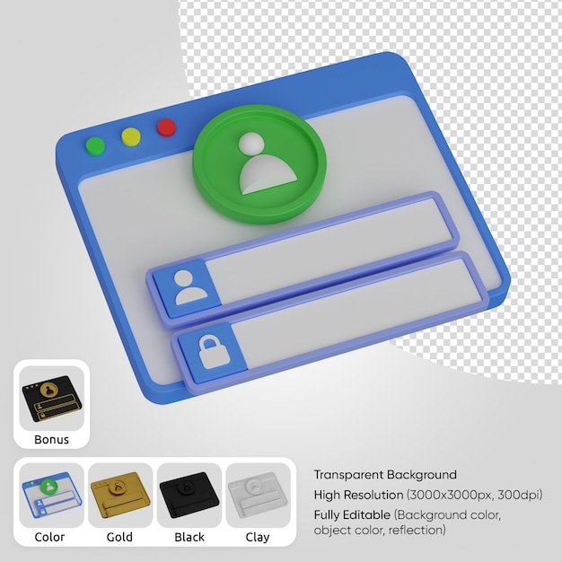 accesso web 3D